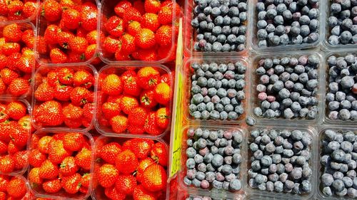 Full frame shot of market stall