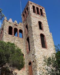 Low angle view of old building