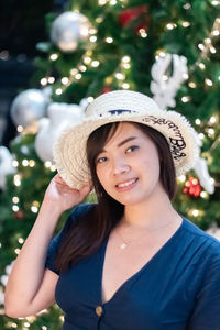 Portrait of a smiling young woman