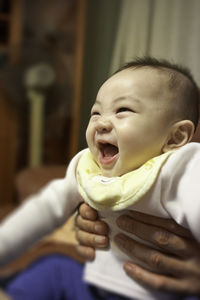 Portrait of cute baby girl