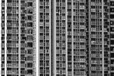 Full frame shot of modern building in city