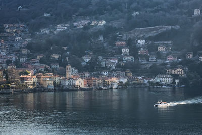 View of torno a village of lake como