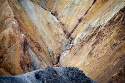 Scenic view of rock formations