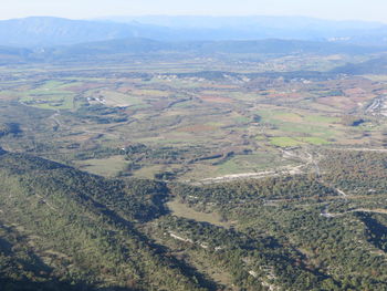 High angle view of landscape