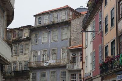 Low angle view of residential buildings