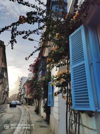 Street amidst buildings against sky