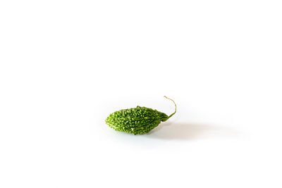 Close-up of tomato against white background