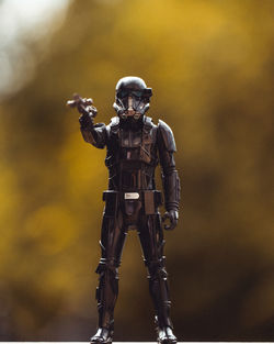 A single shadow tropper figure from the star wars toy line