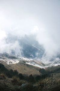Scenic view of landscape against sky