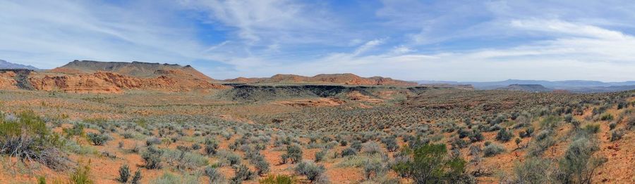 Red cliffs national conservation area on yellow knolls hiking trail southwest utah st. george