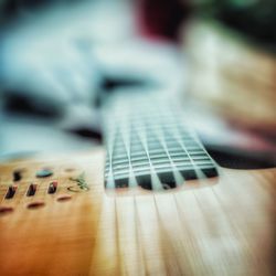 Close-up of guitar