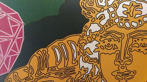 Close-up view of pattern