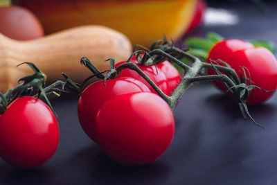 Close up of tomatoes cherry