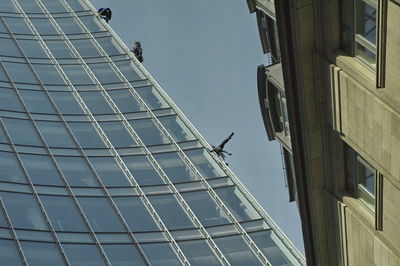 Low angle view of modern building