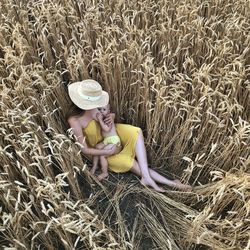 Mom feeds her beloved daughter.
