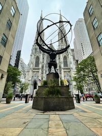 Low angle view of modern building