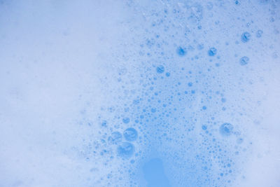 Close-up of bubbles in water
