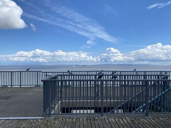 The end of penarth pier