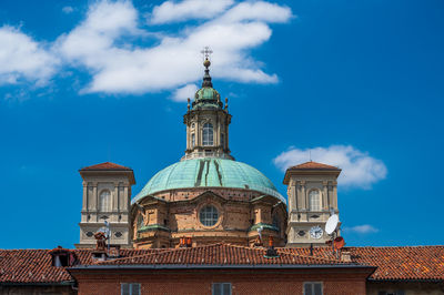 Low angle view of building against sky