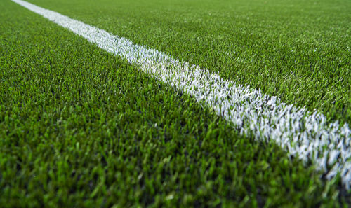 Full frame shot of soccer field