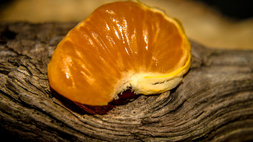 Close-up of bread on table