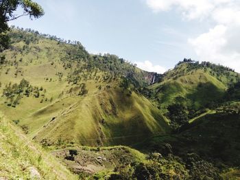 Panoramic view of landscape against sky