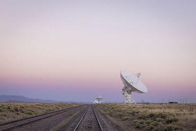 Very large array satellite dishes in new mexico
