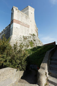 Low angle view of historic building at lerici town