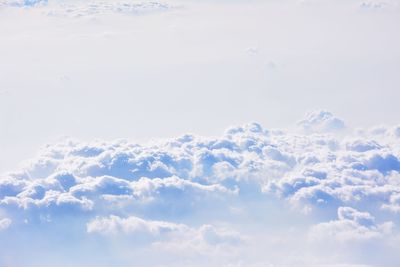 Low angle view of clouds in sky