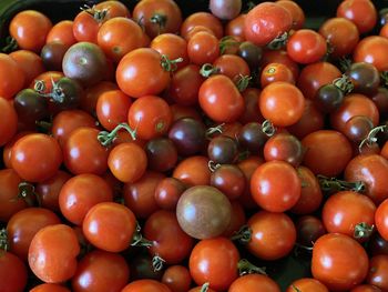 Full frame shot of tomatoes for sale