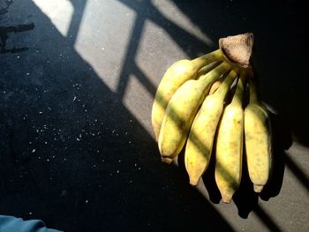 High angle view of fruits on table