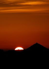 Scenic view of sky at sunset