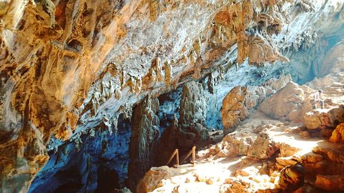 Sunlight beaming in caves