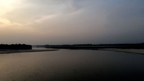 Scenic view of calm sea against sky