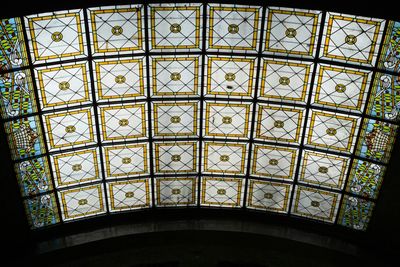 Low angle view of ceiling