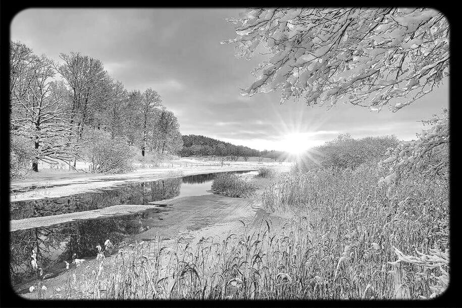 transfer print, water, tranquil scene, tranquility, scenics, tree, auto post production filter, beauty in nature, sky, nature, sunlight, sun, river, cloud - sky, non-urban scene, landscape, lake, reflection, sunbeam, idyllic