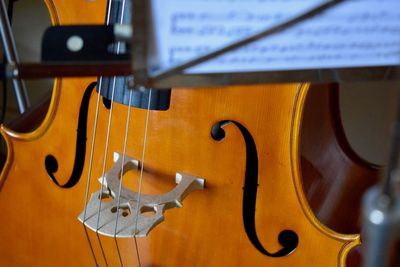 Close-up of guitar