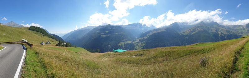 Panoramic view of landscape against sky