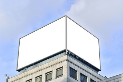 Low angle view of building against sky