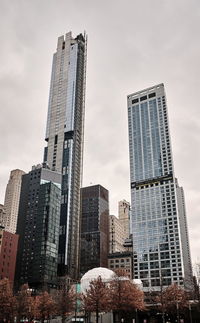 Low angle view of buildings against sky