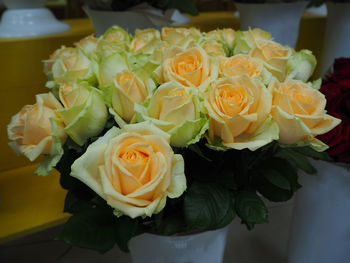 Close-up of rose bouquet