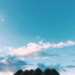 Low angle view of cloudy sky