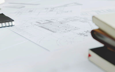 High angle view of pen on table