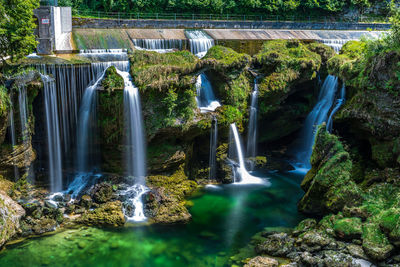 Waterfall in forest