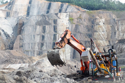 Man working at construction site