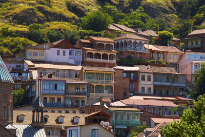 Old town and city center of tbilisi, georgia. famous place for visit. must visit place in tbilisi. 