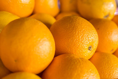 Full frame shot of oranges