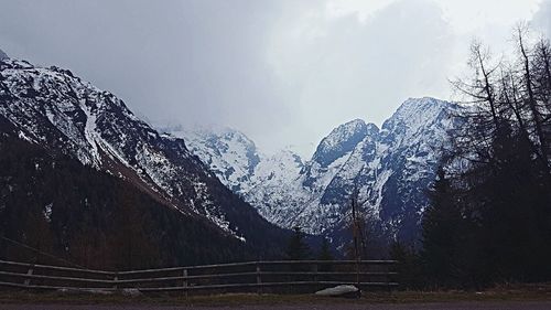 Panoramic shot of water against sky