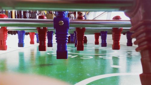 Close-up of chess pieces