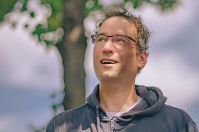 Portrait of smiling man